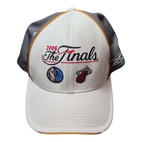 Reebok‎ 2006 NBA Finals Dallas Mavericks Vs Miami Heat Basketball Ball Cap - Picture 1 of 8